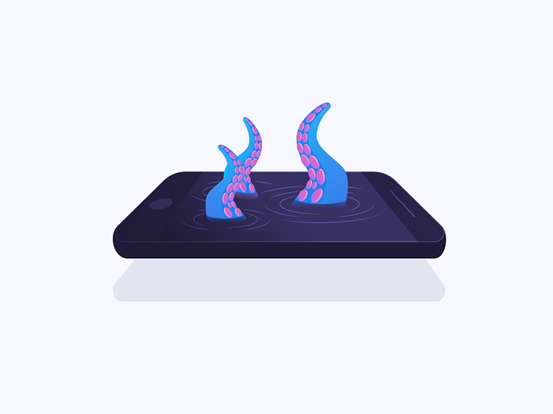 Rapaz mexendo com telas